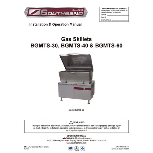 Installation & Operation Manual