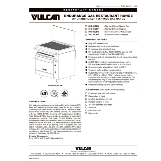 Spec Sheet