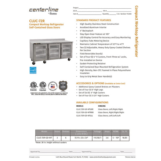 Spec Sheet