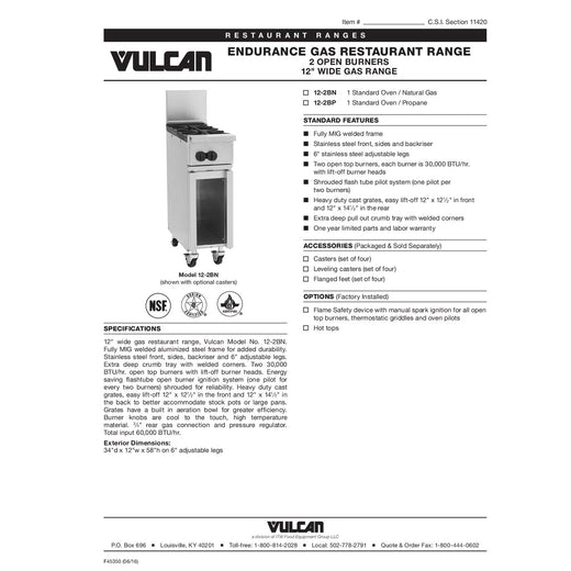 Spec Sheet