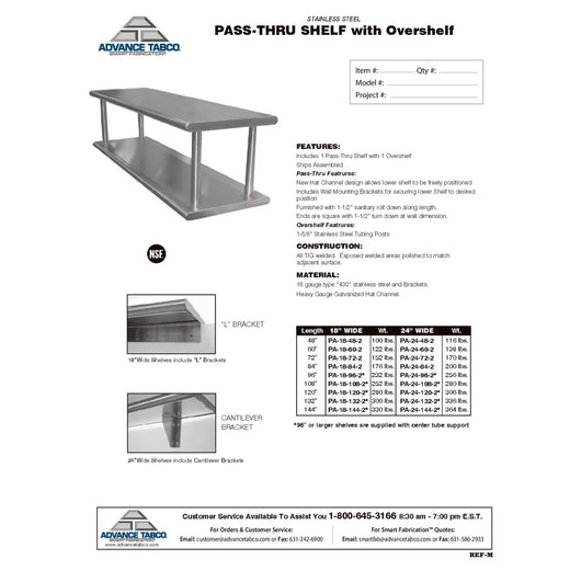 Spec Sheet