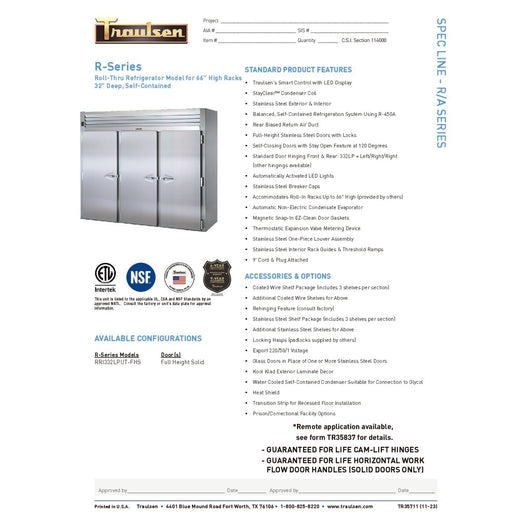 Spec Sheet