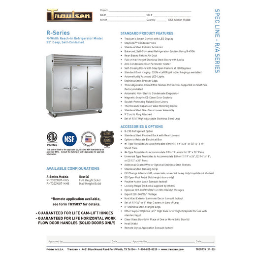 Spec Sheet