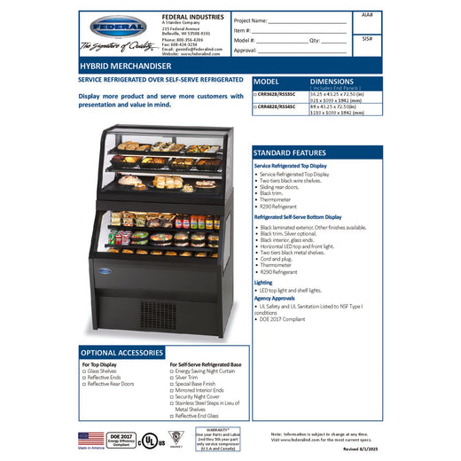 CRR4828/RSS4SC Spec Sheet