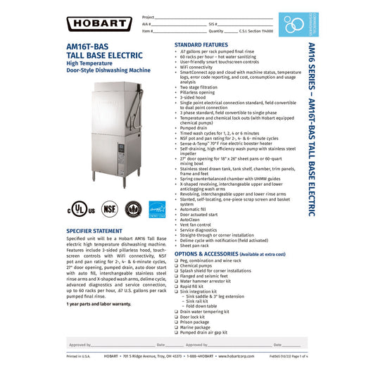 Spec Sheet
