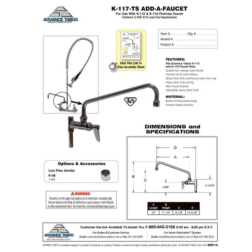 Spec Sheet