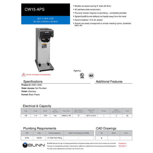 Spec Sheet