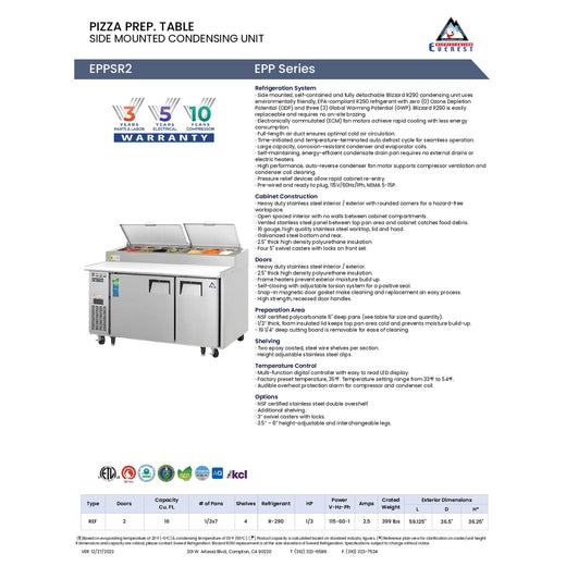 Spec Sheet