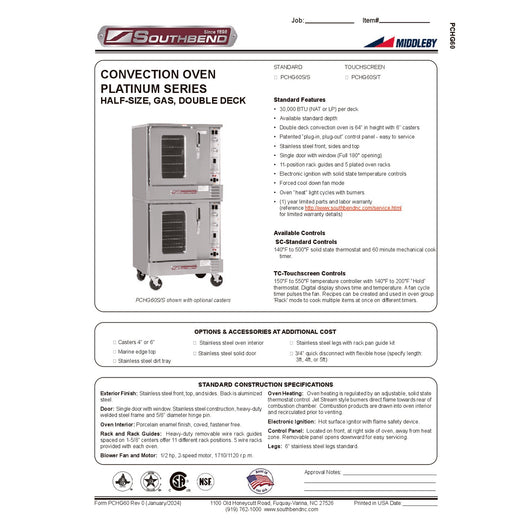 Spec Sheet