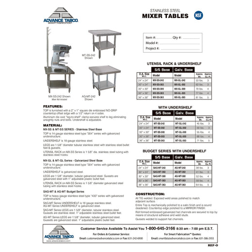 Spec Sheet