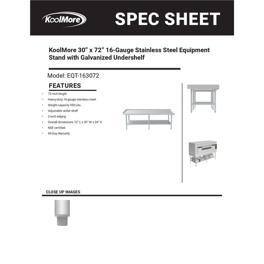 Spec Sheet