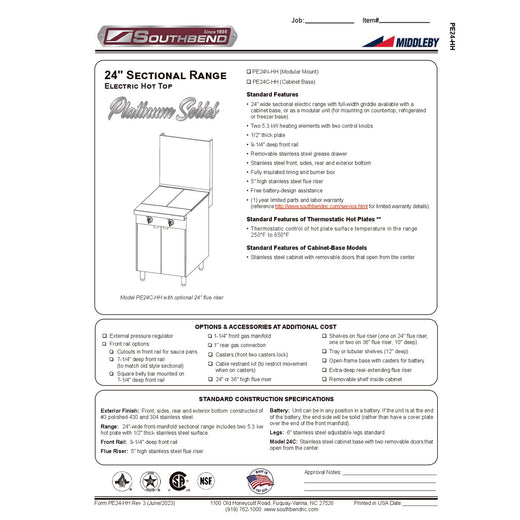 Spec Sheet