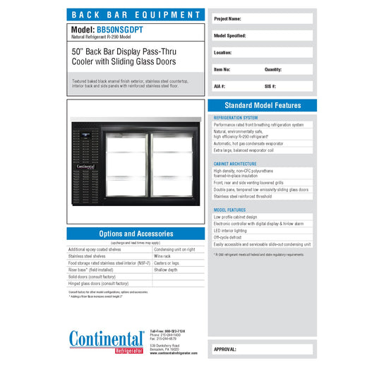 Spec Sheet