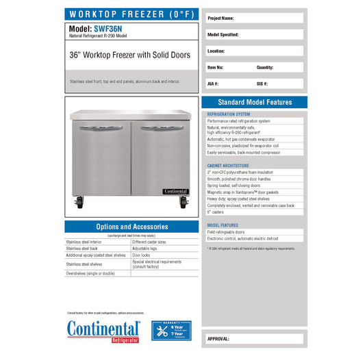 Spec Sheet