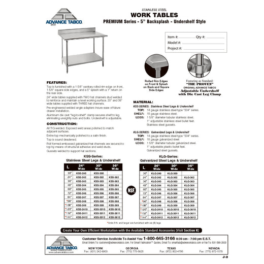 Spec Sheet
