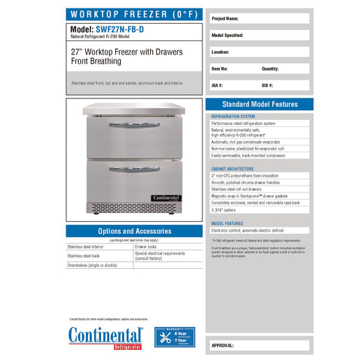 Spec Sheet
