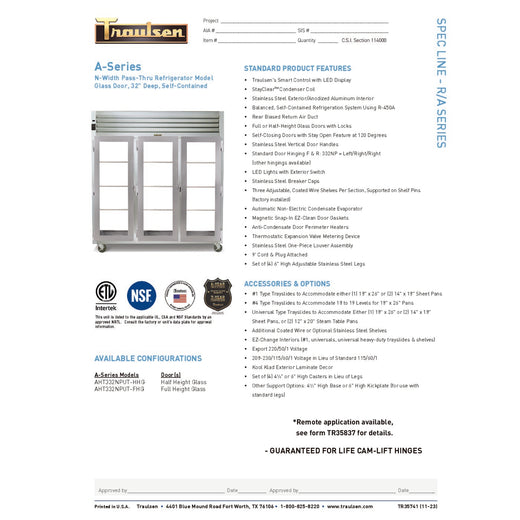 Spec Sheet