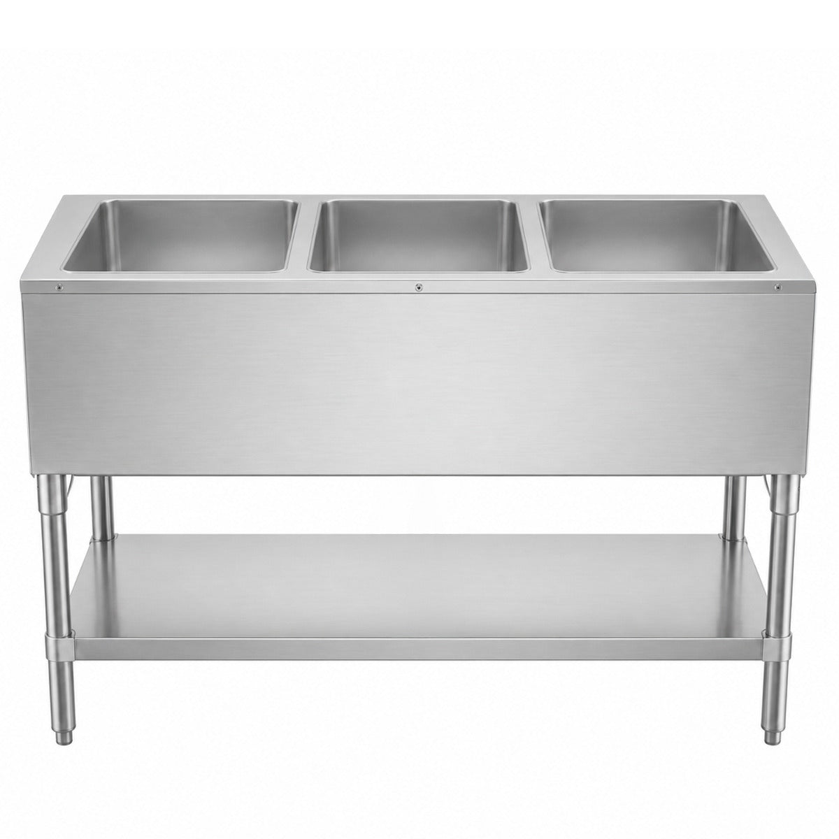 Prepline EST48-3O electric steam table, back view