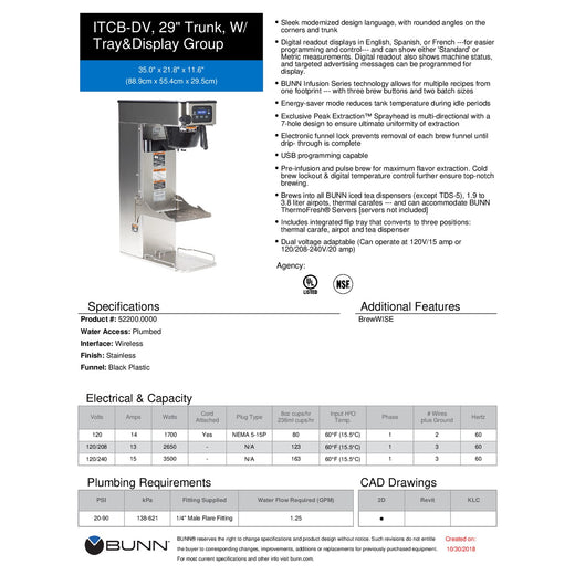 Spec Sheet