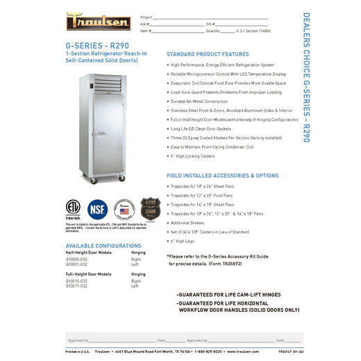 Spec Sheet