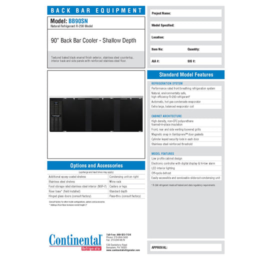 Spec Sheet