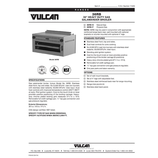 Spec Sheet
