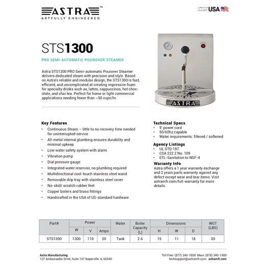 Spec Sheet