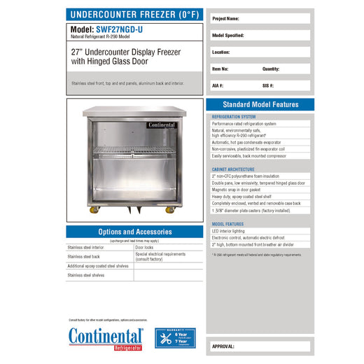 Spec Sheet