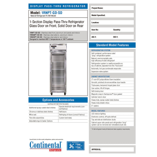 Spec Sheet