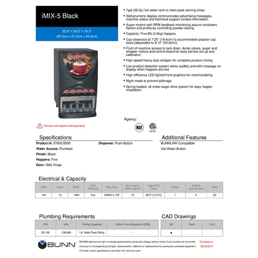 Spec Sheet