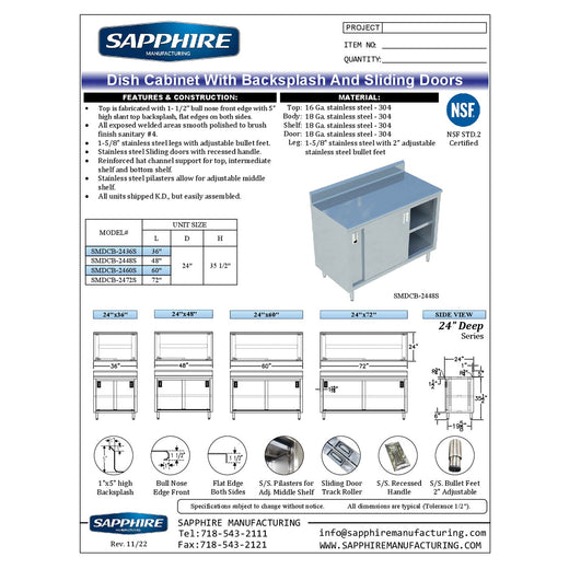 Spec Sheet