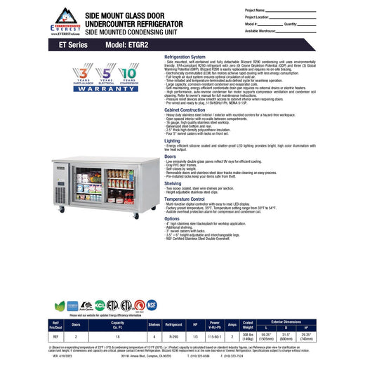 Spec Sheet