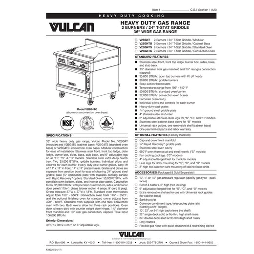 Spec Sheet