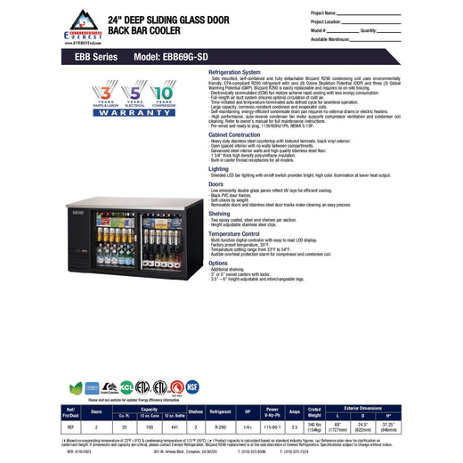 Spec Sheet