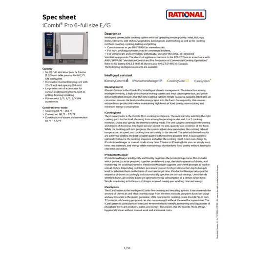 Spec Sheet