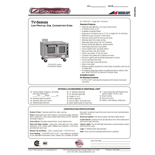 Spec Sheet