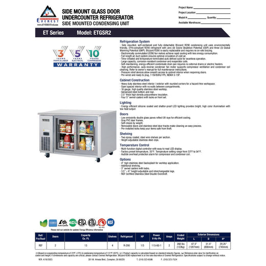 Spec Sheet