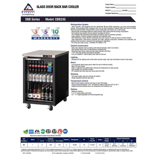 Spec Sheet
