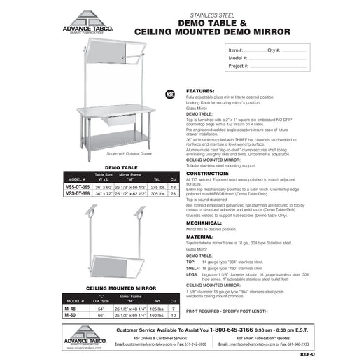 Spec Sheet