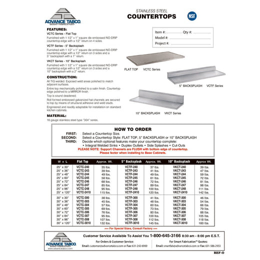 Spec Sheet