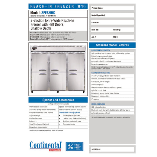 Spec Sheet