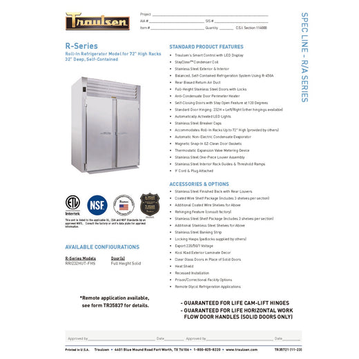 Spec Sheet