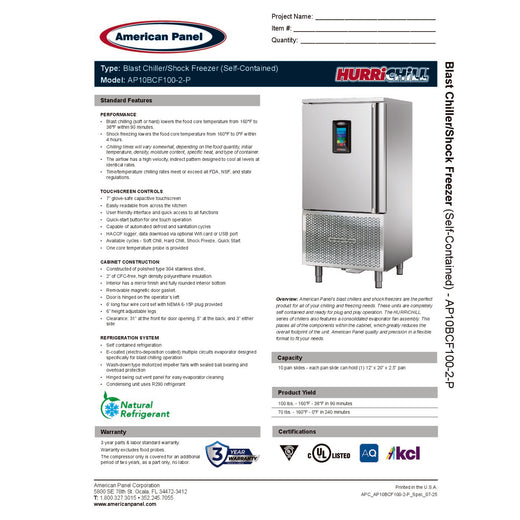 Spec Sheet
