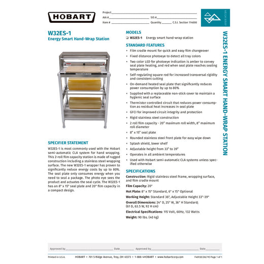 Spec Sheet