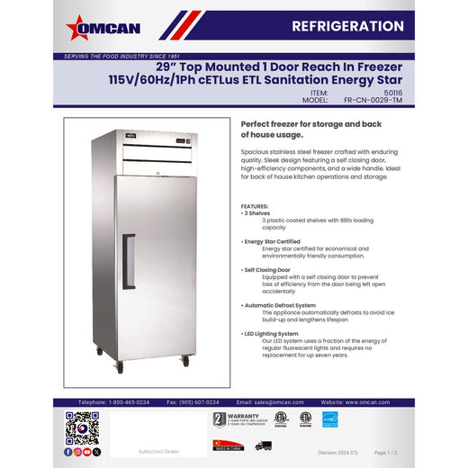Spec Sheet