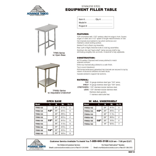 Spec Sheet