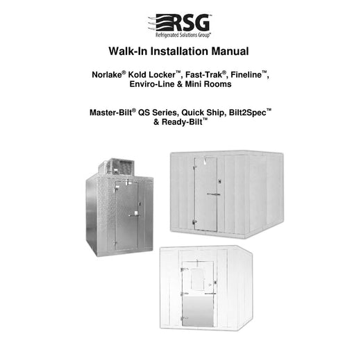 Norlake Walk-In Installation Manual