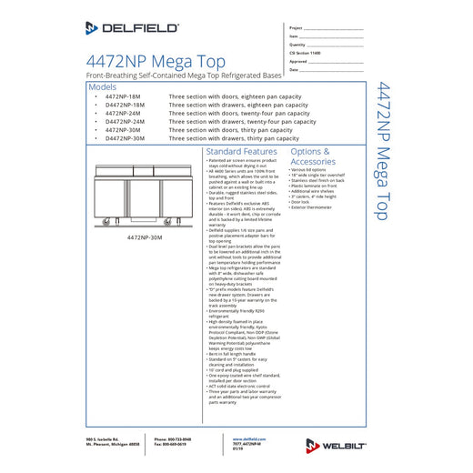 Spec Sheet