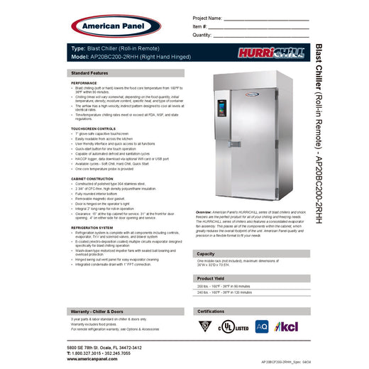 Spec Sheet