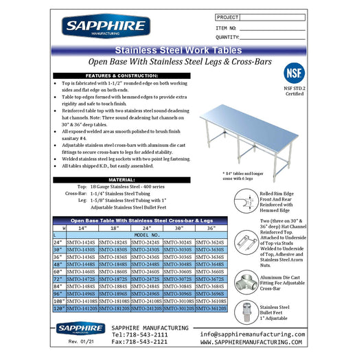 Spec Sheet